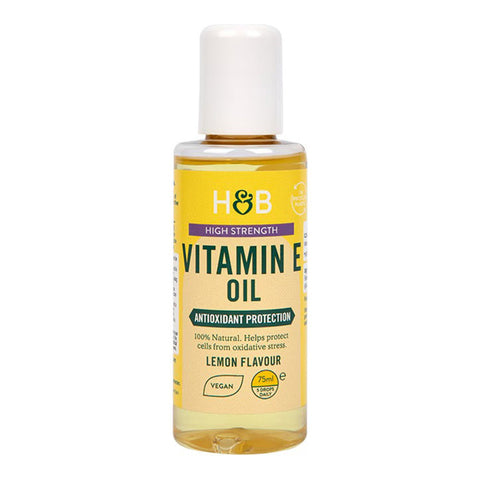 H&B High Strength Vitamin E Oil Lemon Flavour 75ml