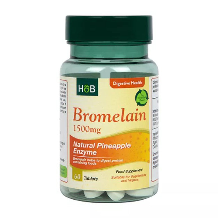 H&B Bromelain 1500mg 60 Tablets