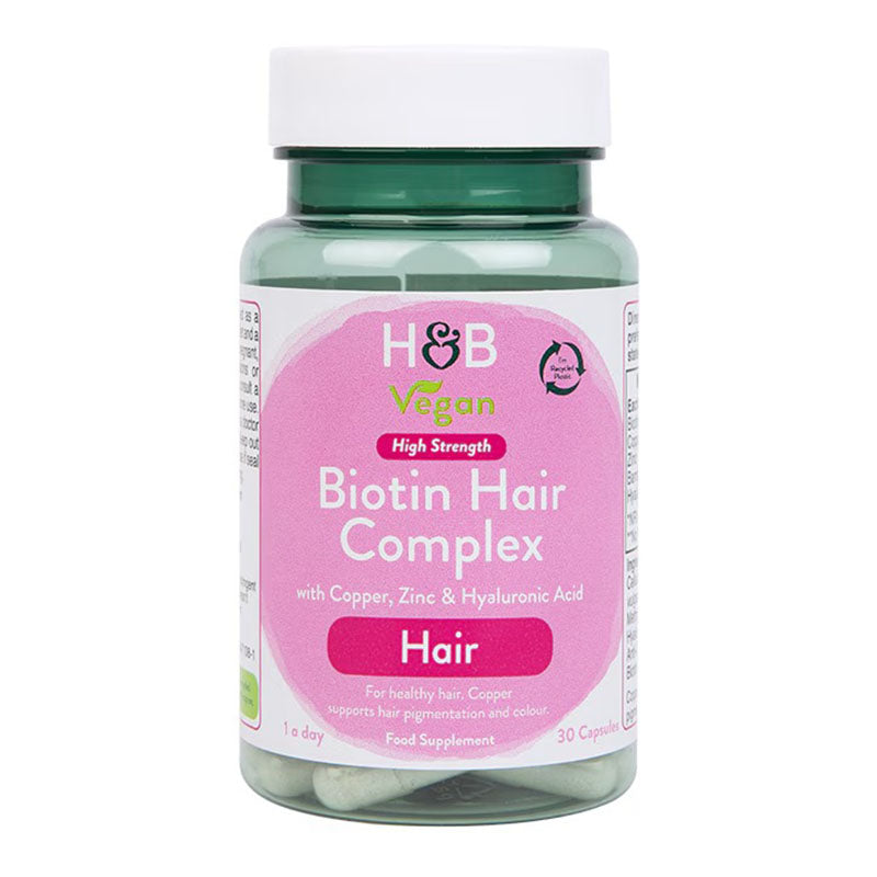 H&B Biotin Hair High Strength Complex 30 Capsules