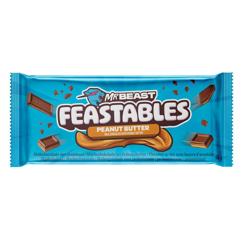 Mr Beast Feastables Peanut Butter 60G