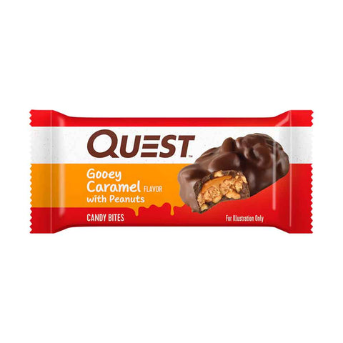Quest Nutrition Candy Bites Gooey Caramel With Peanuts 21G