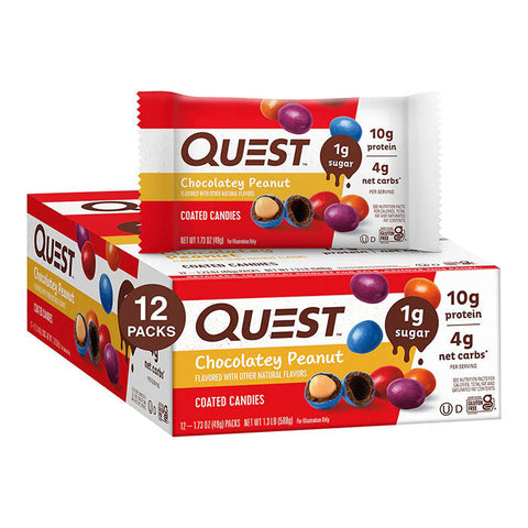 Quest Nutrition Coated Candies Chocolatey Peanut 49G