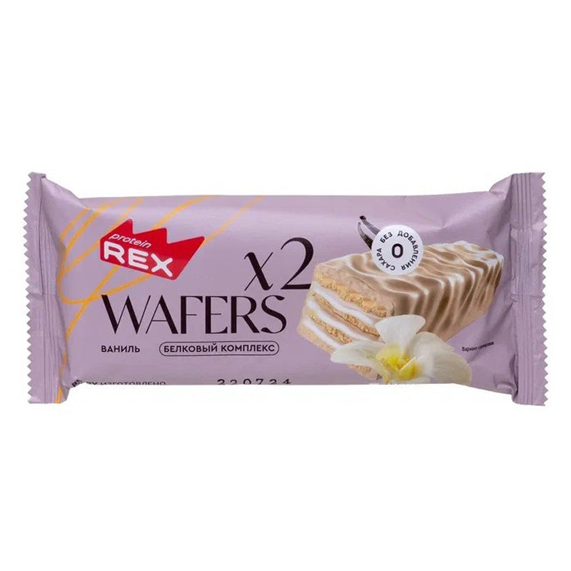 Rex Protein Glazed Wafers Wafers*2 "Vanilla" 50 G