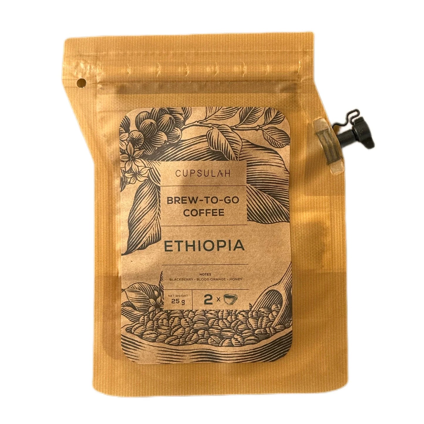 Cupsulah Brew to go ethiopia 25g