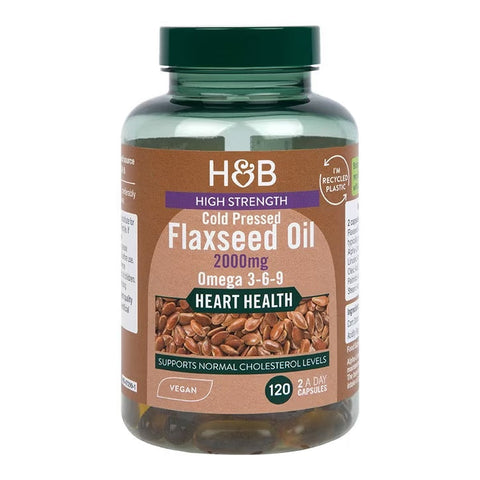 H&B High Strength Flaxseed Oil 120