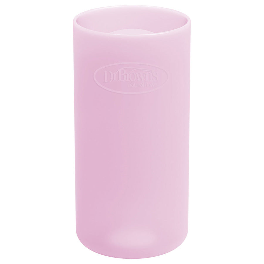 Dr. Browns 8 Oz/250 Ml Narrow Glass Bottle Sleeve (Pink)-glass