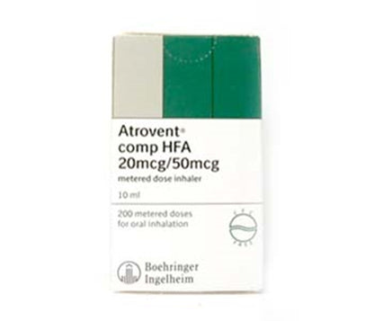 Atrovent Comp HFA 20/50 Mcg 200 Metered Doses 10ML