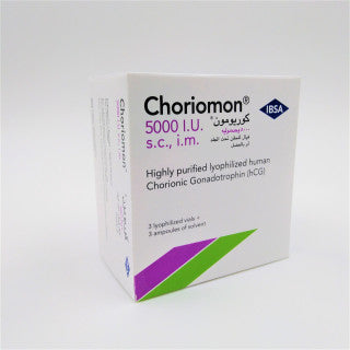 CHORIOMON 5000 IU INJECTION 3 PIECES