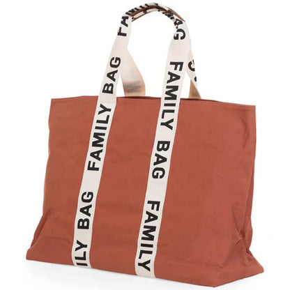 Childhome Family Bag Signature Canvas (Terracotta)