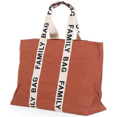 Childhome Family Bag Signature Canvas (Terracotta)