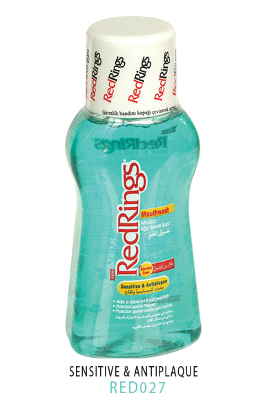 Red Rings Mouthwash Sensitive And Antiplaque 290ml (Buy 1 Get 1 Free)