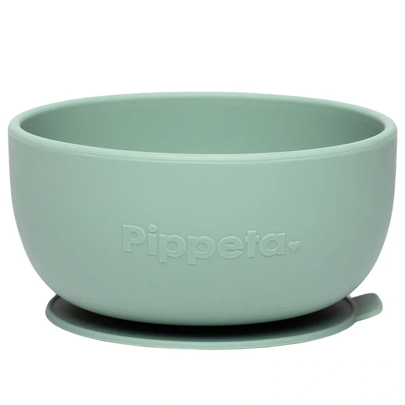 Pippeta Silicone Suction Bowl - Meadow Green