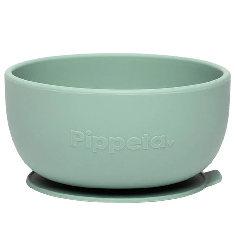 Pippeta Silicone Suction Bowl - Meadow Green