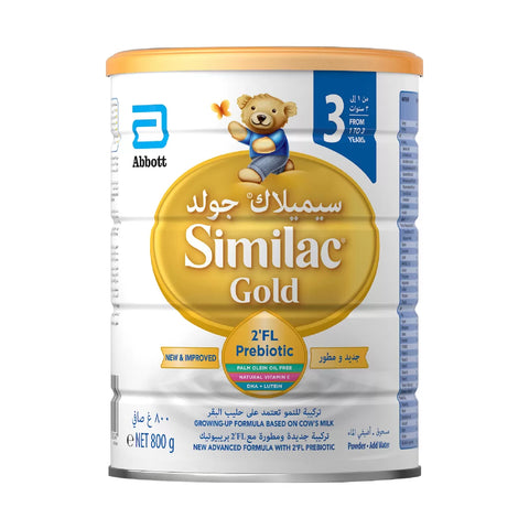 Abbott Similac Gold 3 Growing Up Formula From 1-3 Years 800g