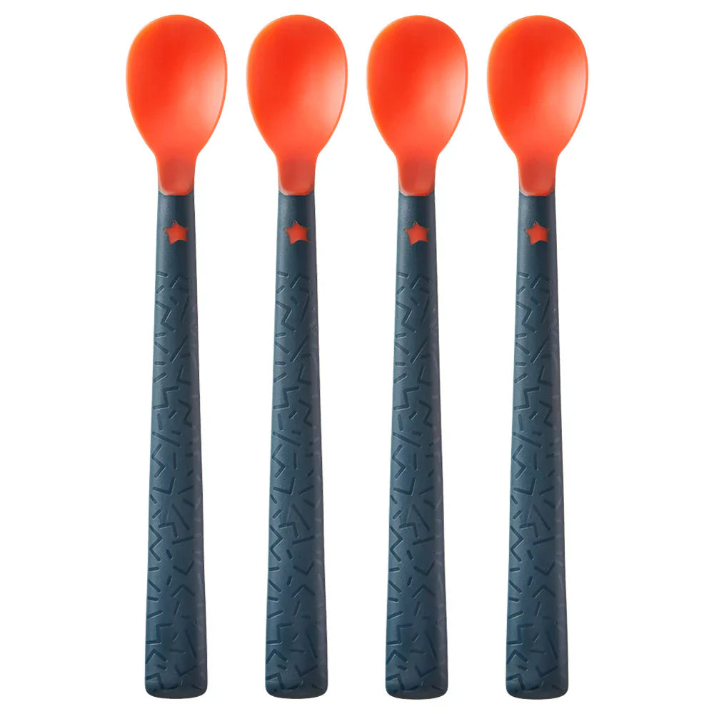 Tommee Tippee Heat Sense Soft Weaning Spoon, 4M+ (Pack Of 4)