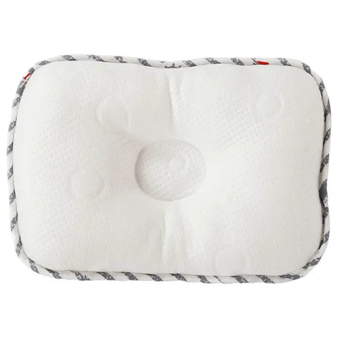 White & Grey Bamboo Cushioned Pillow - Anchor