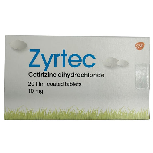 Zyrtec 10mg 20 Tablets