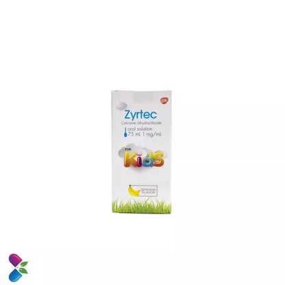 Zyrtec Oral Solution 75ml Kids 1mg/ml