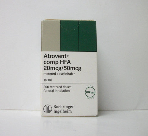 Atrovent Comp HFA 20/50 Mcg 200 Metered Doses 10ML