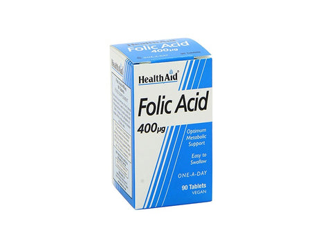 Health Aid Folic Acid 400 Mg 90 Tab