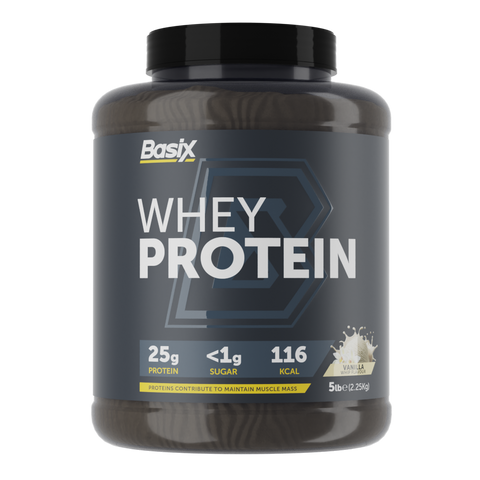 Basix Whey protein Vanilla 5 Lb